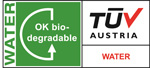 Certification TUV water biodégradable